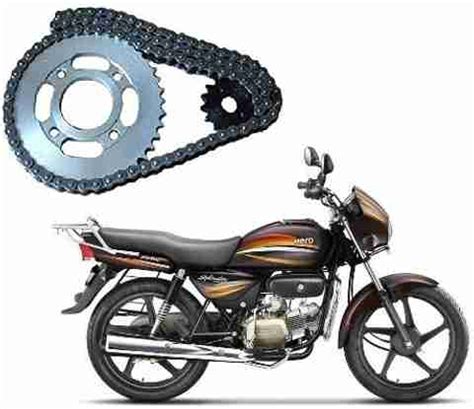 Sethi Motor CHAIN SPROCKET KIT Hero Honda Splendor 45 Teeth Sprocket ...