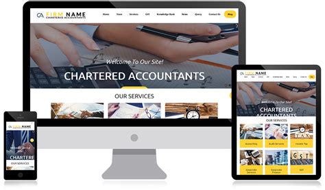 Top CA & Accounting Firms Website Design Layouts | CA Portal