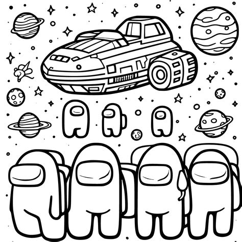 Among Us coloring pages - ColoringLib