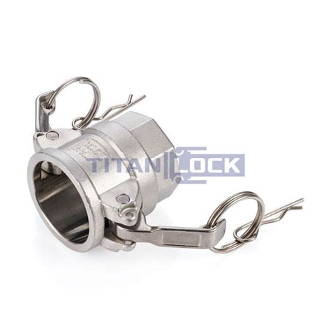 Камлок нержавеющий тип D розетка, внутр. резьба BSP 1 1/4", AISI304 ...