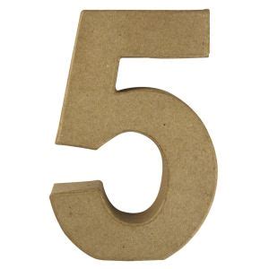 Pappmaché Zahl 8 FSC Recycled 100% – Rayher