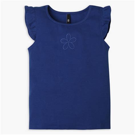 Buy Girls Regular Fit Solid T-Shirt