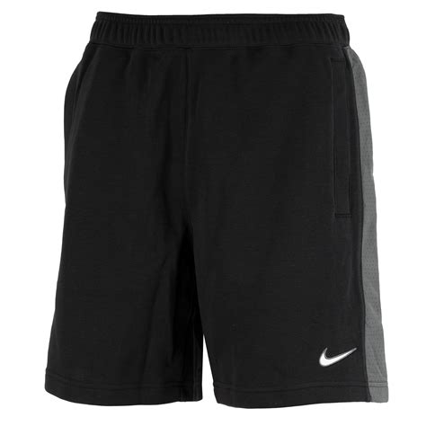 Nike Pantalones cortos Hombre - Sportswear Fleece - black/iron grey ...
