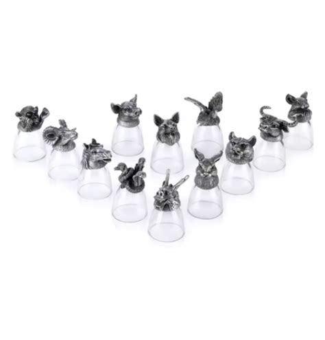 EMERGE Animal Head Shot Glasses Set of 12 – Emergestores