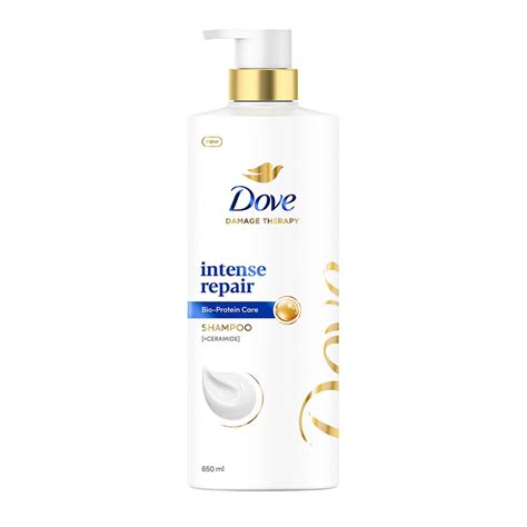 Buy Dove Intense Repair Shampoo 650 ml | Repairs Dry and Damaged Hair ...