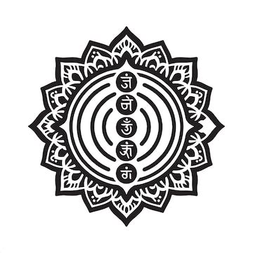 Chakra svg | Premium Vector