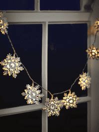 Image result for Snowflake String Lights Emoge