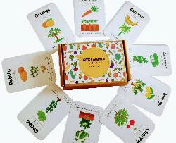Fruits and Vegetables Flashcards- Pack of 24 – SchoolWizardApp Pvt. Ltd.