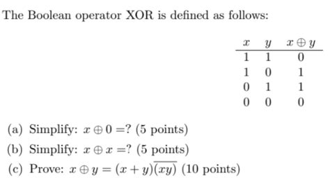 Image result for XOR in Boolean Expr
