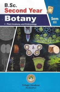 B.Sc. Second Year Botany Sem III Plant Anatomy and Embryology [English ...