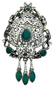 FURE Grill Retro Metal Brooch (Green) for Men & Women : Amazon.in: Fashion