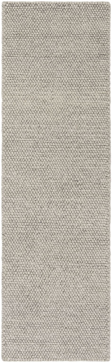 SAFAVIEH Natura Feride Geometric Runner Rug, Silver, 2'3" x 6 ...