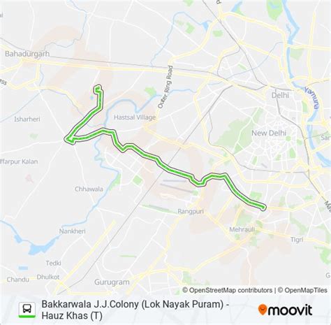 765 Route: Schedules, Stops & Maps - Bakkarwala J.J.Colony (Lok Nayak ...