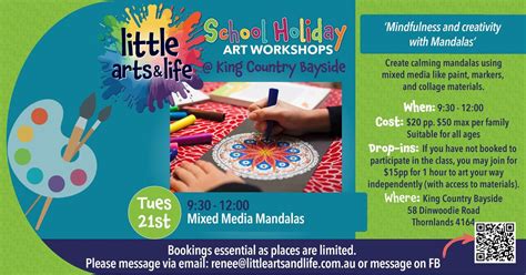 Mixed Media Mandalas, King Country Bayside, Thornlands, 21 January 2025 ...
