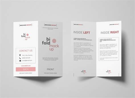 Free-DL-Bi-Fold-Brochure-Mockup-PSD - Good Mockups