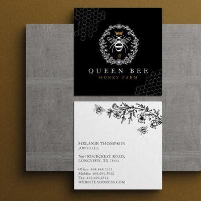 Honey Bee Business Card Template 的图像结果