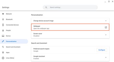 Chromebook Settings Menu 的图像结果