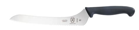 Mercer Culinary Millennia 9" Steel Offset Wavy Edge Bread Knife, Black - Walmart.com