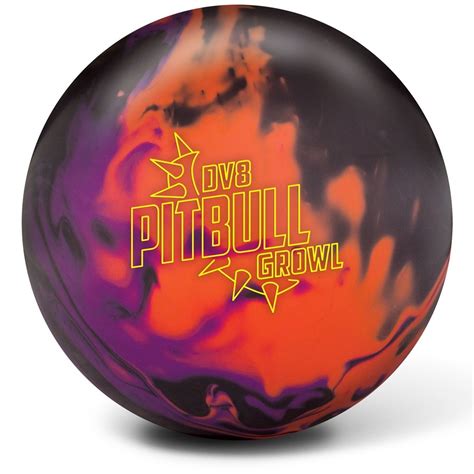 Buy DV8 Pitbull Growl Bowling Balls, Black/Purple/Orange, 14 lb Online ...