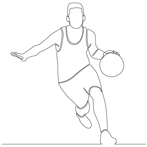 Basketball Line Drawing 的图像结果