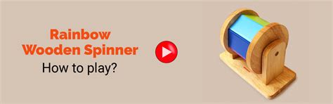 Buy Rainbow Wooden Spinner: Best Montessori Wooden Toy for Kids – Shumee