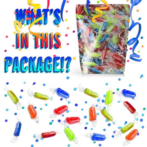 Buy Assorted Rockin' Rods Hard Candy, Individually Wrapped, 2 Pound Bag ...