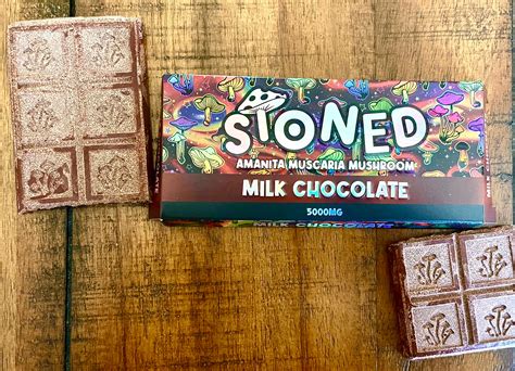 Stoned Mushrooms Amanita Mushroom Milk Chocolate Bar Review