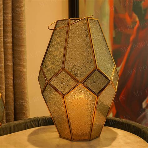 Buy Poly Prism Glass Candle Lantern (Set of 3) Online in India ...
