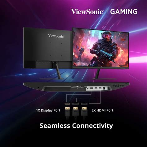 ViewSonic 60.96 cm (24 inch) Full HD IPS Panel with HDR10, 104 sRGB ...