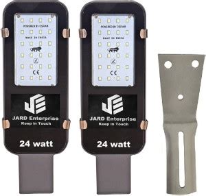 JARD ENTERPRISE 24 watt Led street light with wall mount clamp pack of ...