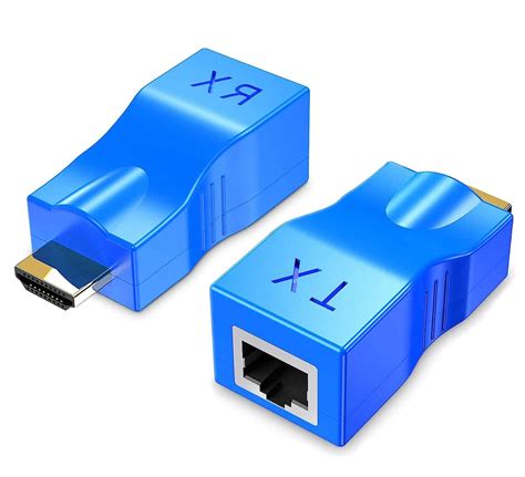 Microware HDMI to LAN RJ 45 Adapter, HDMI to Cat5e / Cat6 Adapter, HD ...