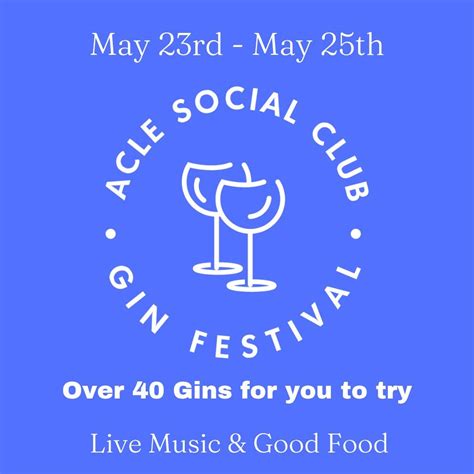 Social Club Gin Festival, Acle War Memorial Recreation Centre, Acle ...
