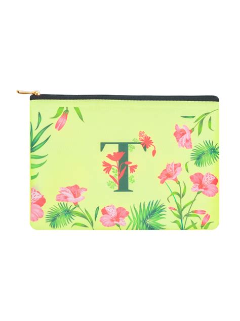Monogram Pouch - T – DoodleCollection Store