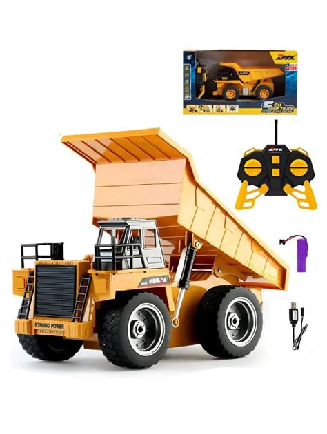 MudMonster X5 – Advanced 5-Channel Remote Control Dump Truck Toy for ...