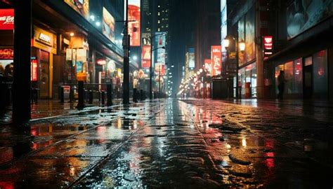 Rain Night City 的图像结果