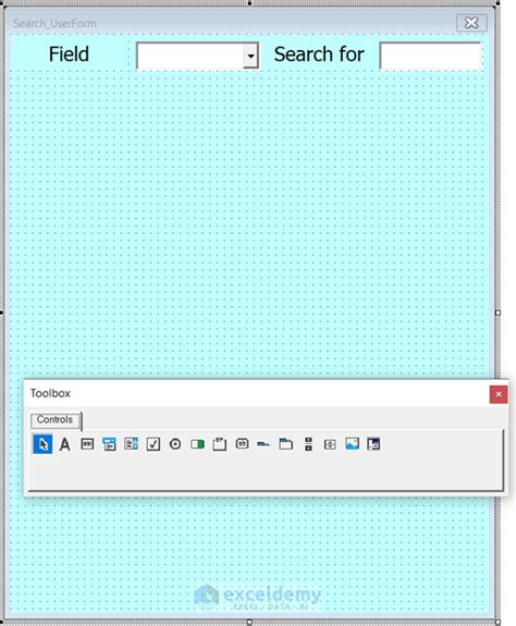 How to Create Search Box Using VBA Programming 的图像结果