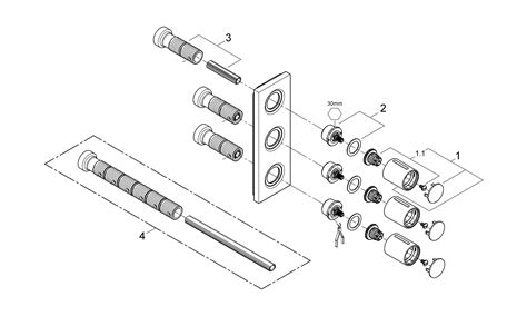 Grohtherm F Triple volume control trim | GROHE