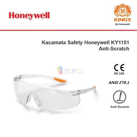 Honeywell Kacamata Safety Kings KY1151 - KY1151F Anti-Scratch - Bangkitin