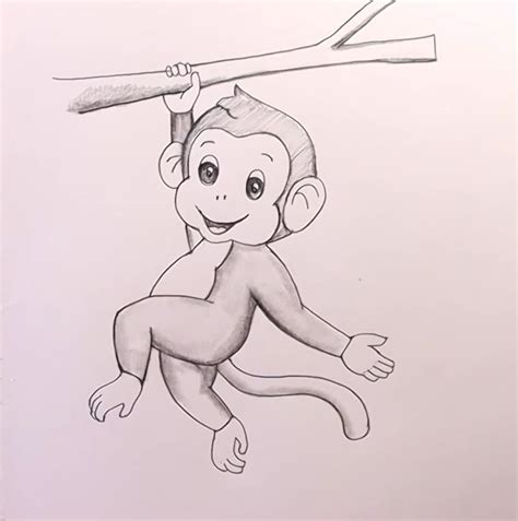 Image result for How to Draw a Simple Monkey