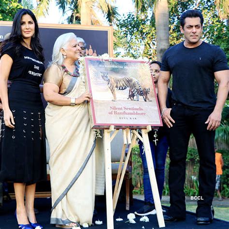 Salman Khan and Katrina Kaif launch Bina Kak’s book on tigers- The ...