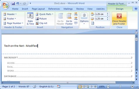 Word Processor Add Header 的图像结果