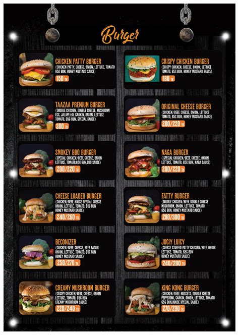 Image result for Front Page Menu Book