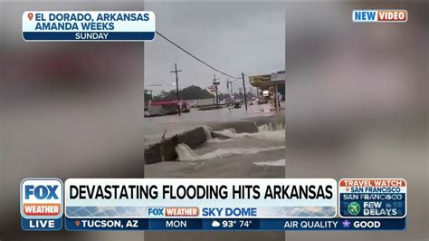 Southern Arkansas sees major flooding with heavy rain | Latest Weather ...