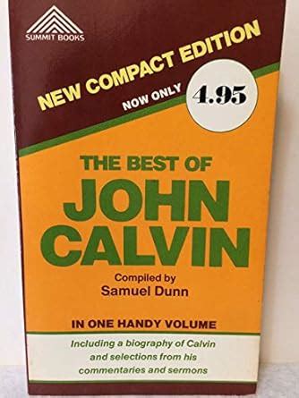 Best of John Calvin : Calvin, Jean: Amazon.in: Books