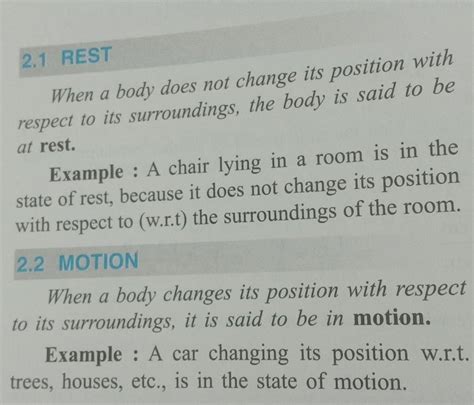 what is meant by rest and difference between motion and rest and guys ...