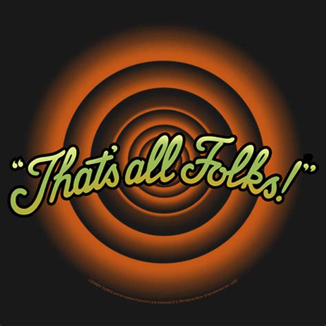 Girl's Looney Tunes That's All Folks Classic Graphic Tee