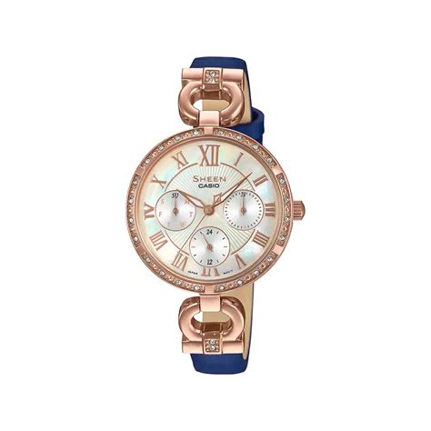 Casio SHEEN SHE-3067PGL-7AUDF - SX266 Pink Gold IP - Women's Watch ...
