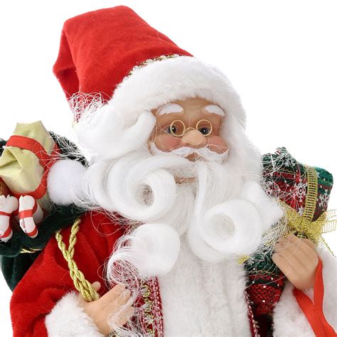 Noel Baba, Classic, Kırmızı-Beyaz - 16 x 30 cm - Noel Baba Figürleri ...