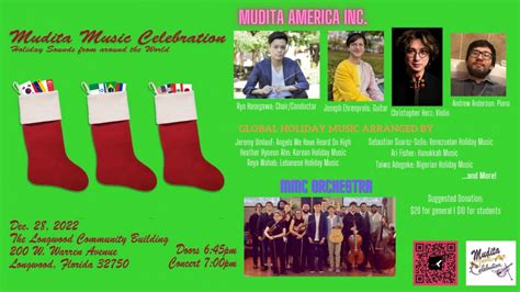 Mudita Music Celebration - Holiday Sounds from around the World ...