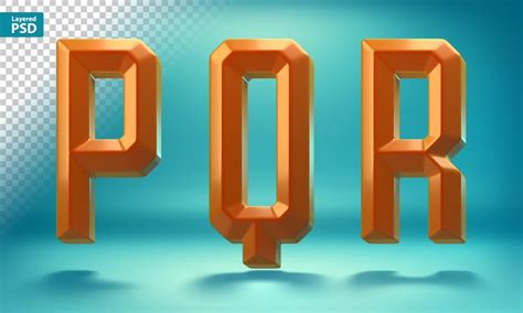 PSD Mockup letras perspectiva, modelos PSD grátis de alta qualidade ...